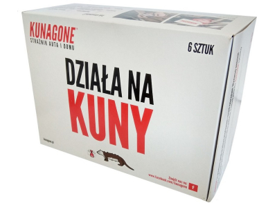 Odstraszasz kun KUNAGONE – opakowanie zawierające 6 sztuk produktu